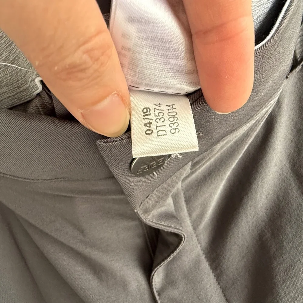 ADIDAS‎ DT3574 Ultimate365 Classic Grey Mens Athletic Golf Pants, 36x30